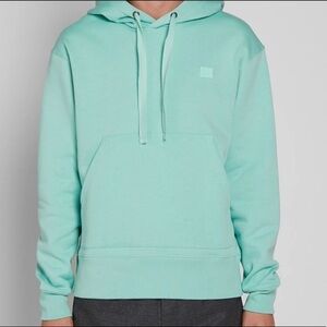 Acne Studios Ferris Face Hoodie Sweatshirt Mint Size S